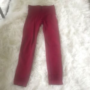 Gymshark seamless leggings size small beet marl